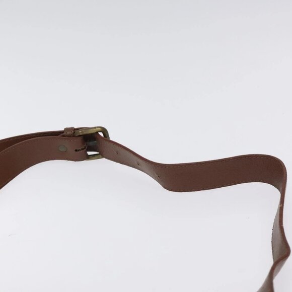 Burberrys Shoulder Bag Suede Leather Khaki Auth BA2418 - Picture 9 of 16